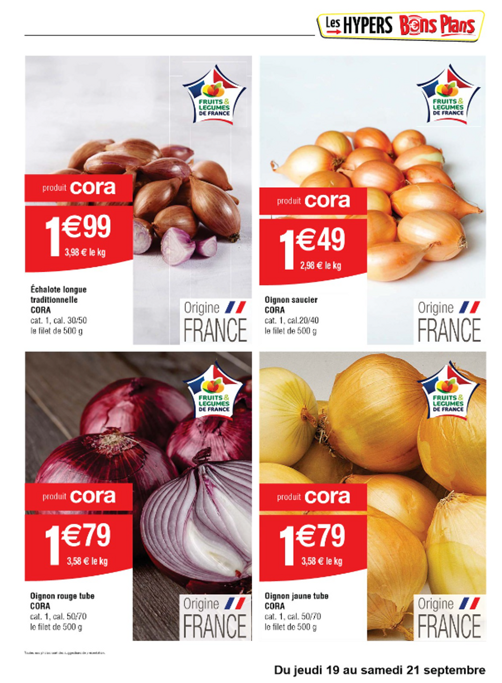 cora - Catalogue Cora - Les offres marché du week-end valable dès 19.09. - 21.09. - page: 3