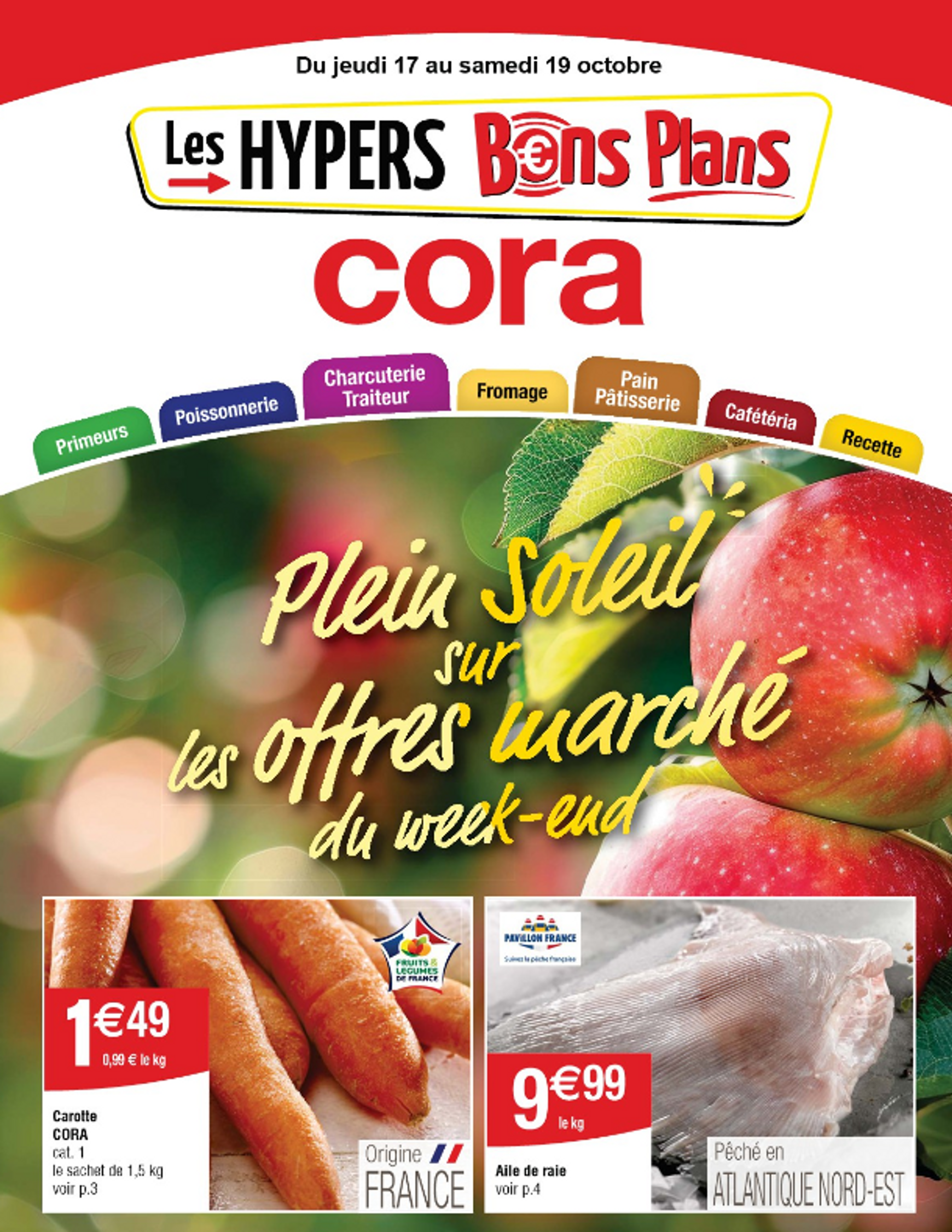 cora - Catalogue Cora valable dès 17.10. - 19.10. - page: 1