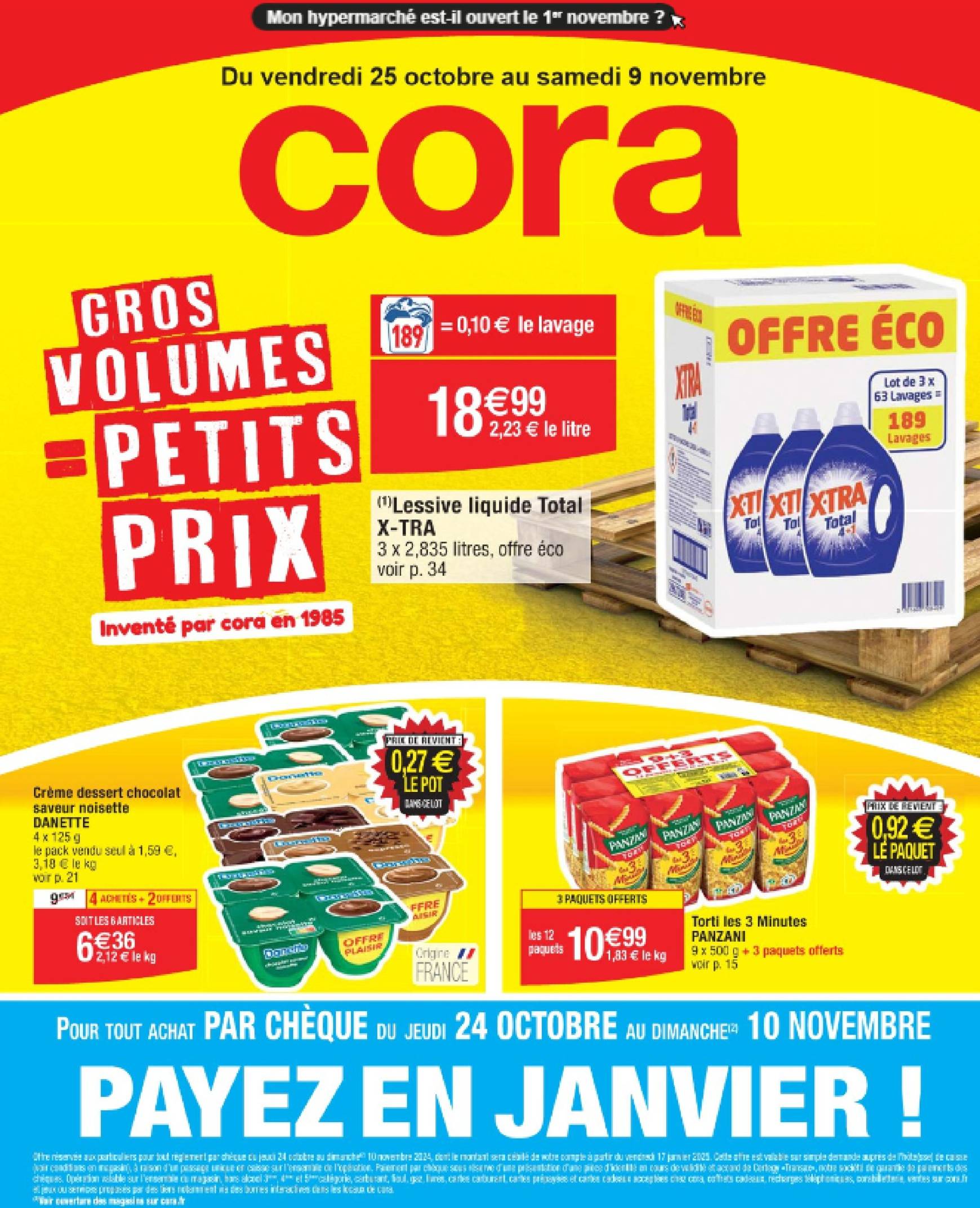 cora - Catalogue Cora - Gros volumes = petits prix valable dès 25.10. - 09.11.