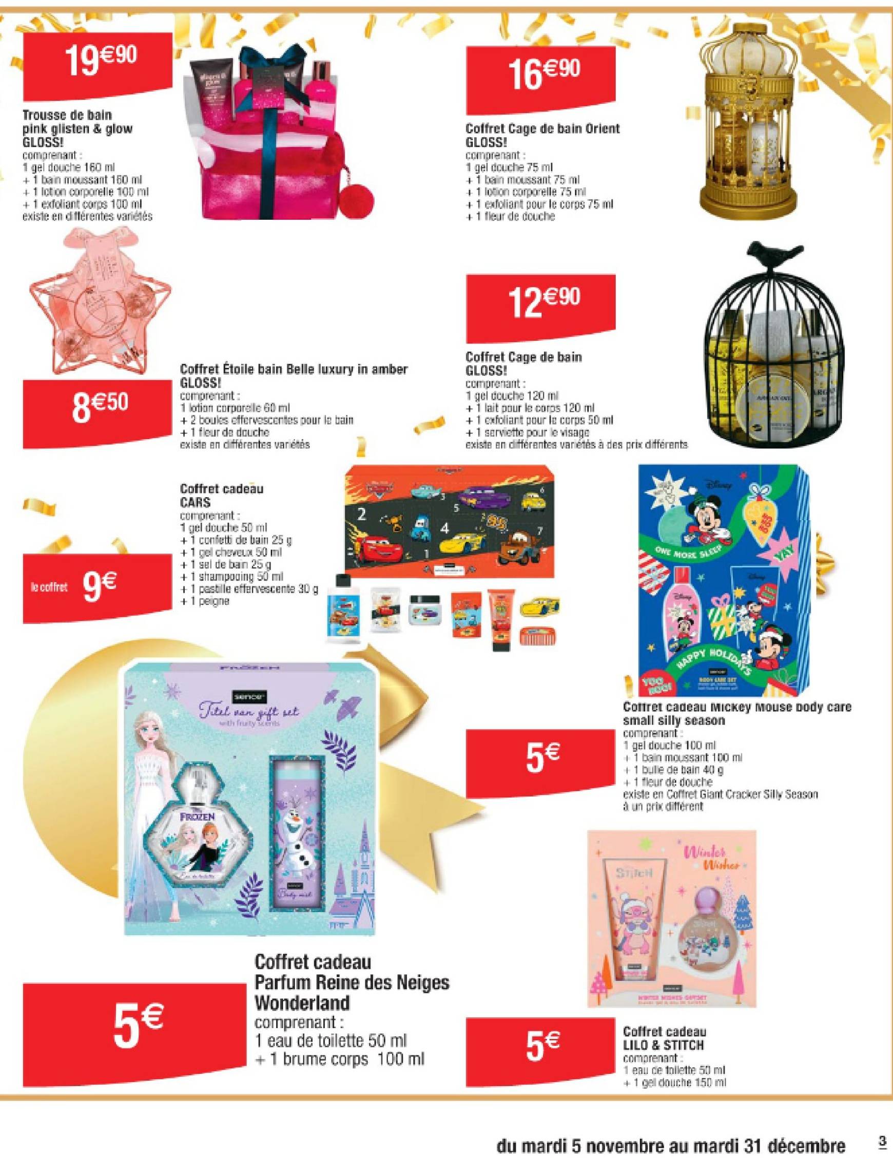 cora - Catalogue Cora - Plein d'idées cadeaux valable dès 05.11. - 31.12. - page: 3