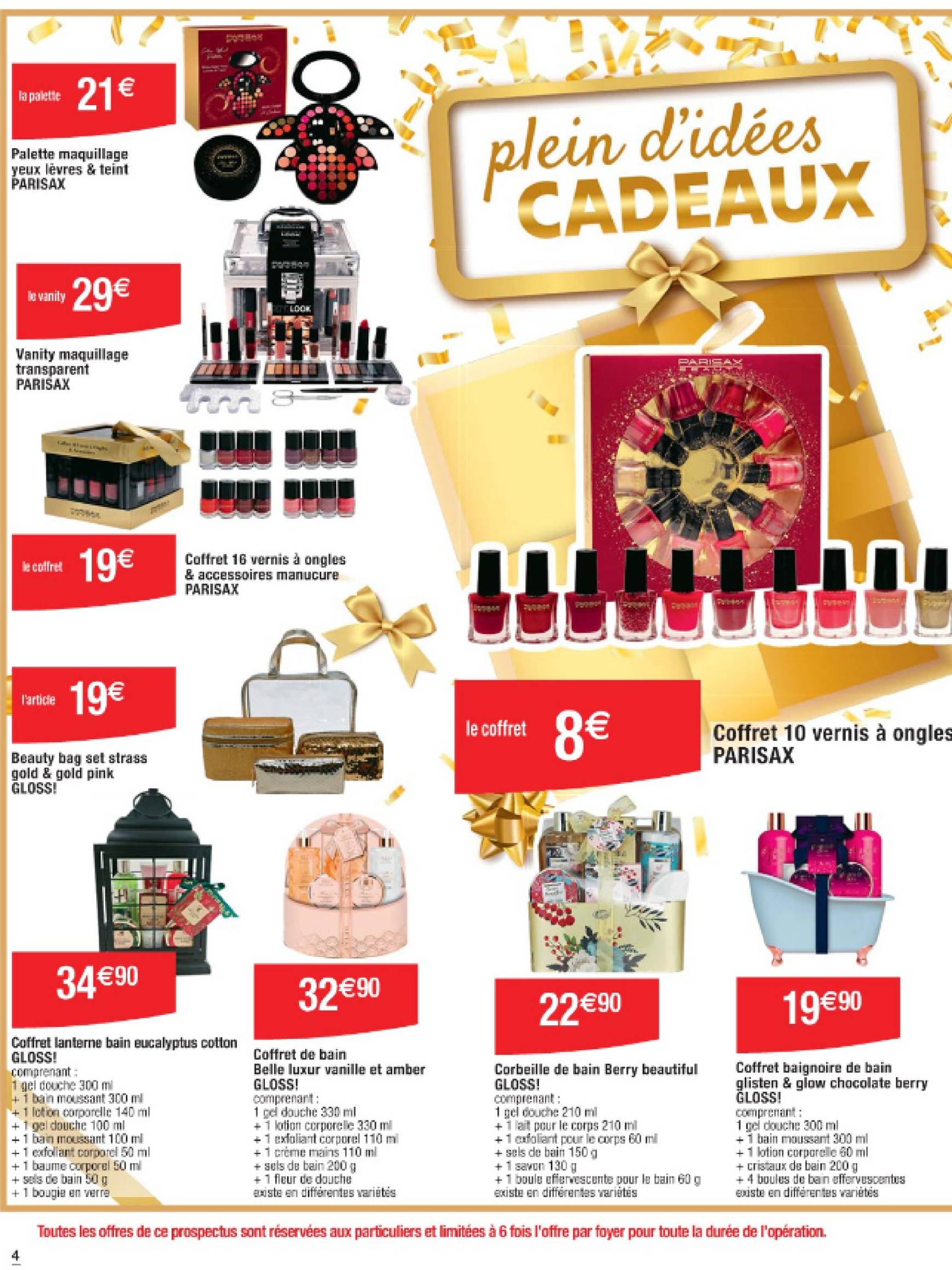 cora - Catalogue Cora - Plein d'idées cadeaux valable dès 05.11. - 31.12. - page: 4