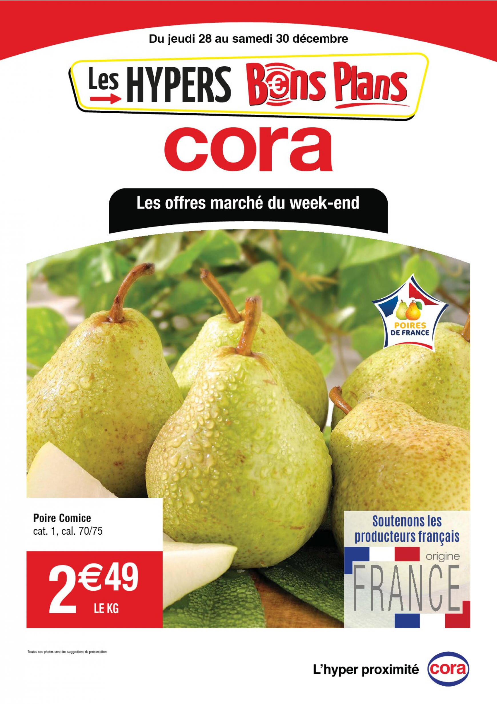 cora - Cora - Les offres marché du week-end valable à partir de 28.12.2023