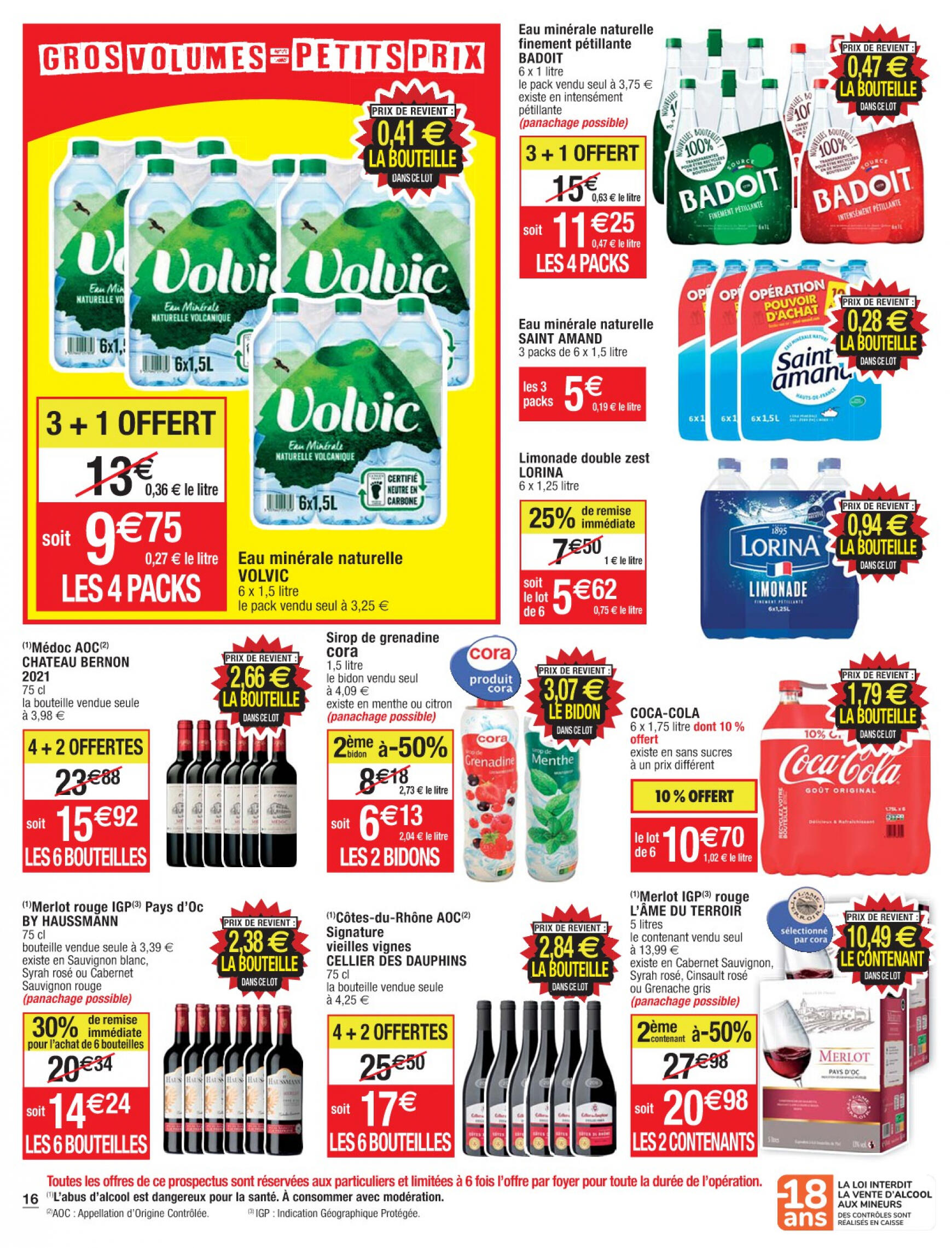 cora - Cora - Gros volumes = petits prix valable à partir de 26.01.2024 - page: 16