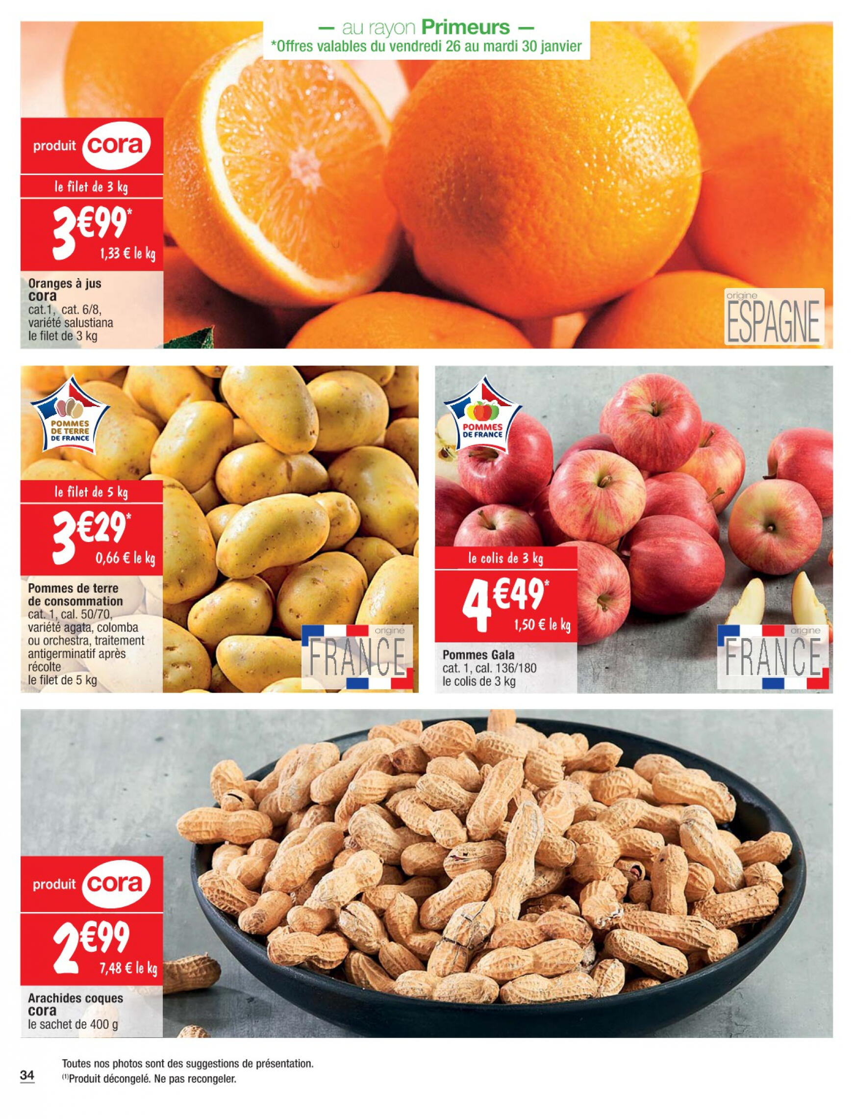 cora - Cora - Gros volumes = petits prix valable à partir de 26.01.2024 - page: 34