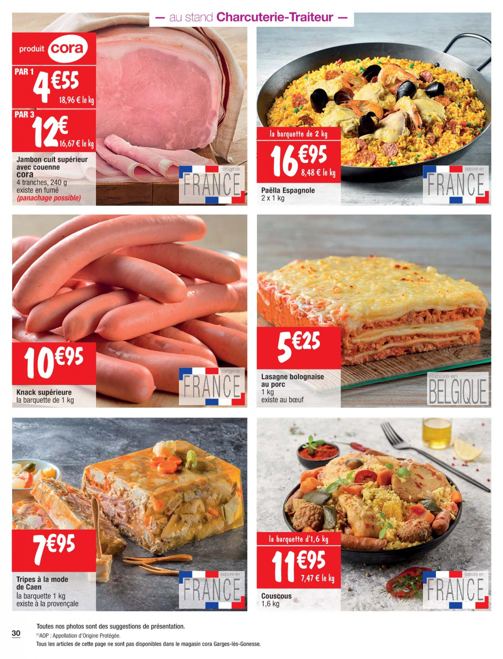 cora - Cora - Gros volumes = petits prix valable à partir de 26.01.2024 - page: 30