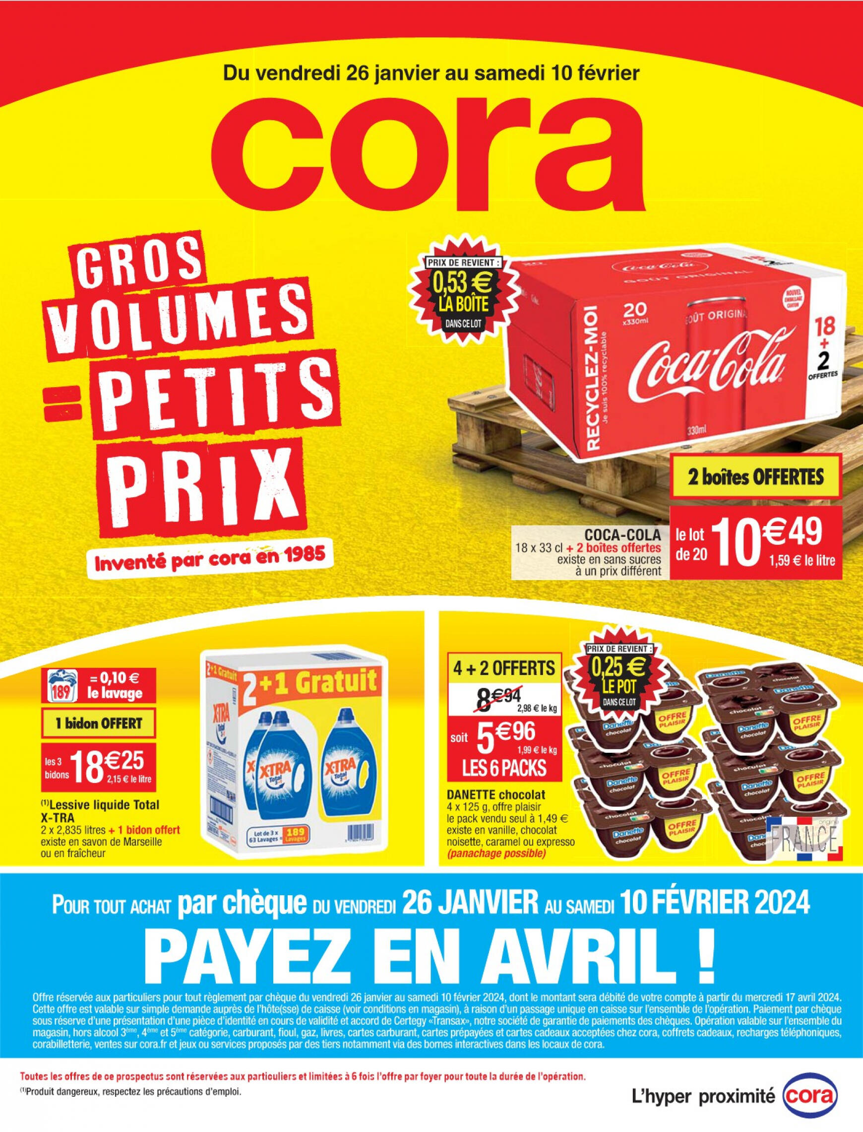 cora - Cora - Gros volumes = petits prix valable à partir de 26.01.2024