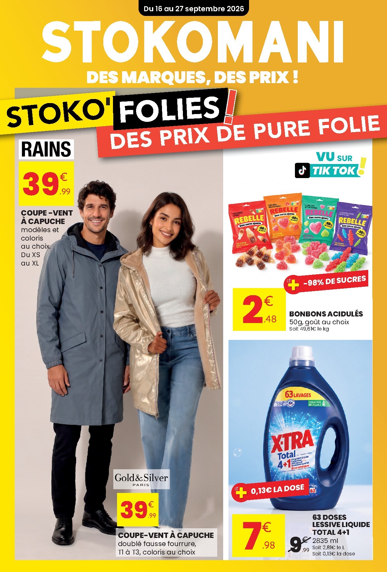 stokomani - Current Stokomani leaflet valid from du mercredi 16/09/2026 to du dimanche 27/09/2026