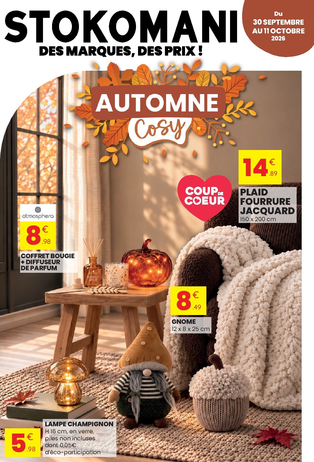 stokomani - Current Stokomani leaflet valid from du mercredi 30/09/2026 to du dimanche 11/10/2026