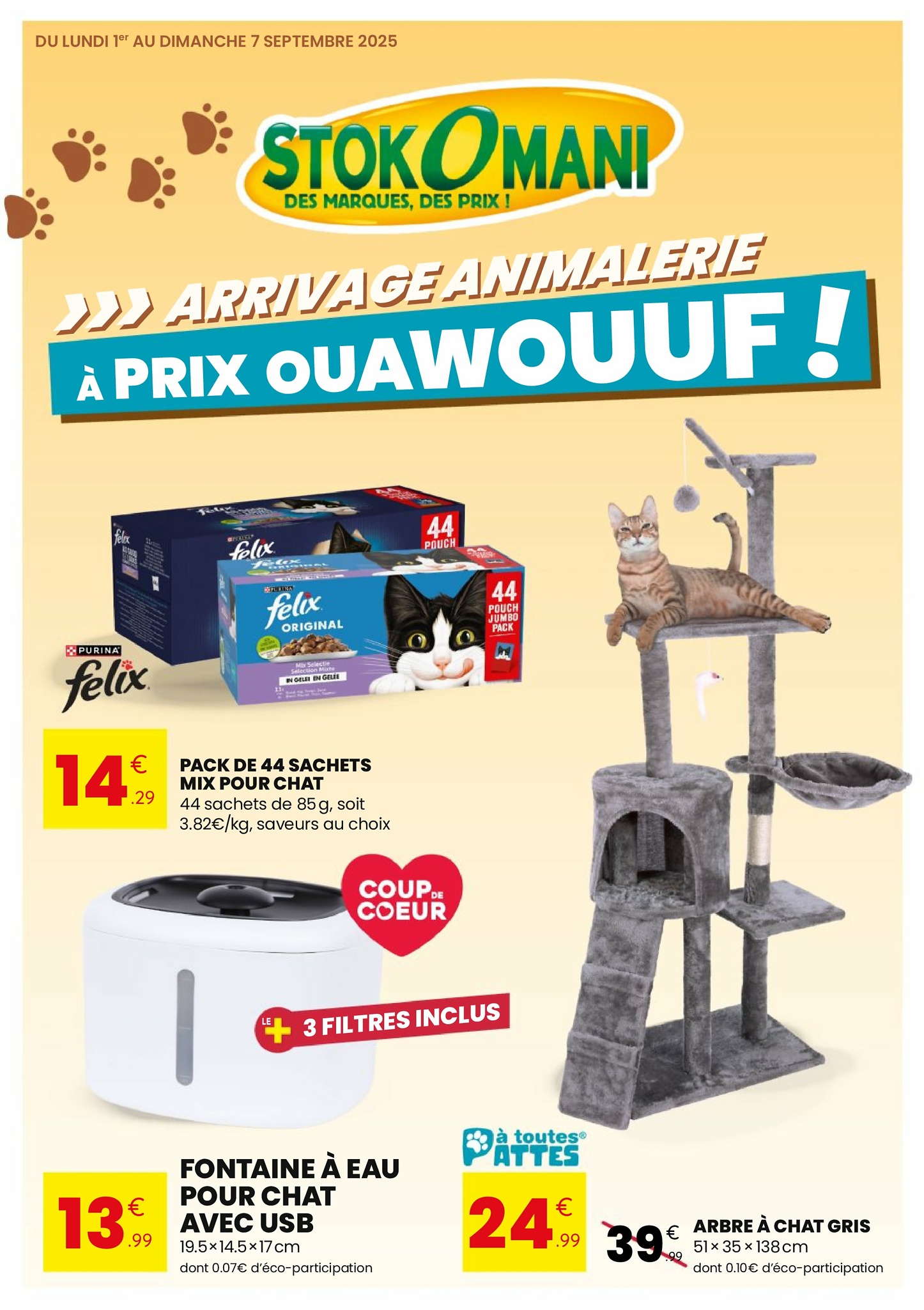 stokomani - Catalogue Stokomani - Animalerie valable du 01/09 au 07/09