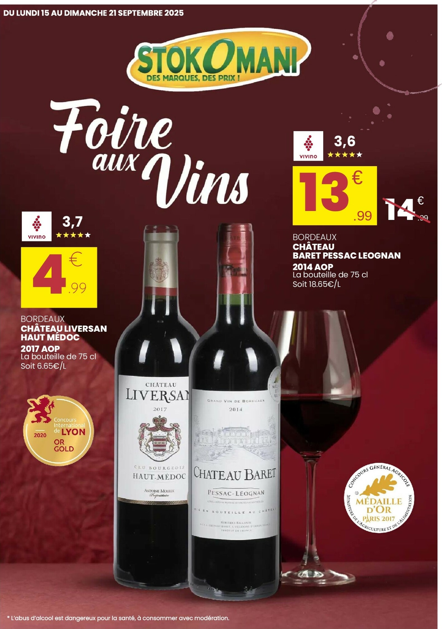 stokomani - Catalogue Stokomani - Foire Aux Vins valable du 15/09 au 21/09