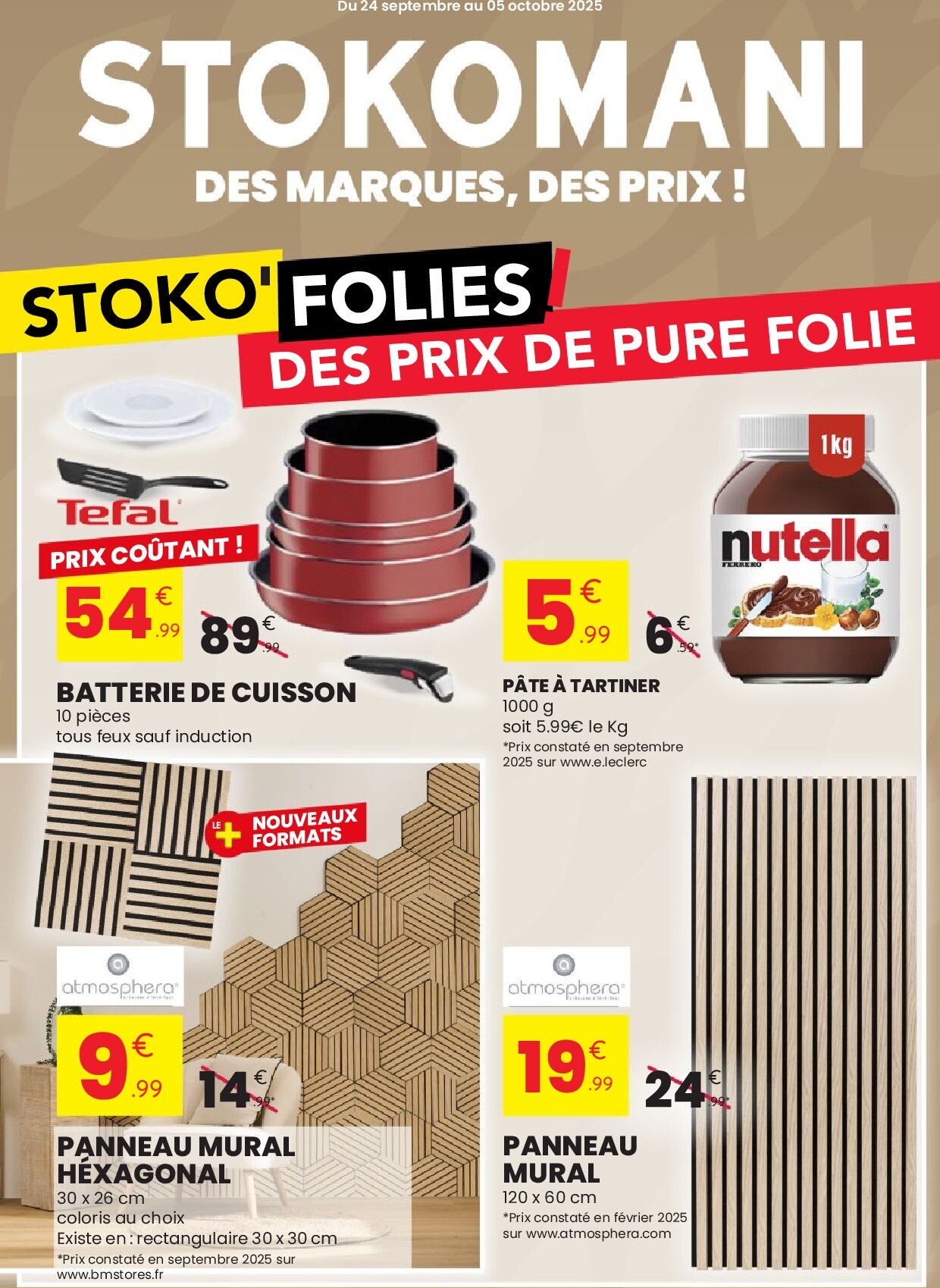 stokomani - Catalogue Stokomani valable du 24/09 au 05/10