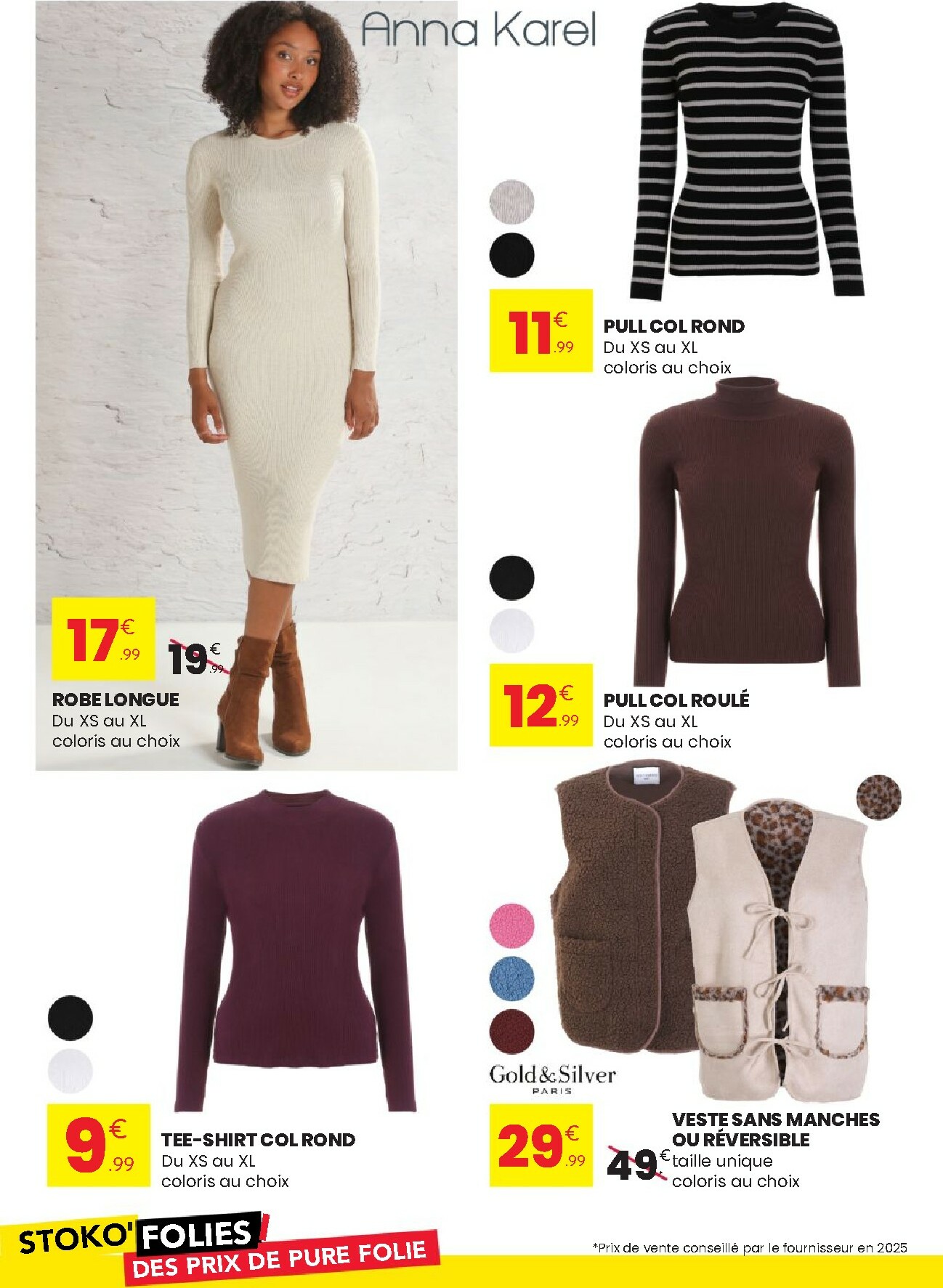 stokomani - Catalogue Stokomani - Vêtements valable du 24/09 au 05/10 - page: 4