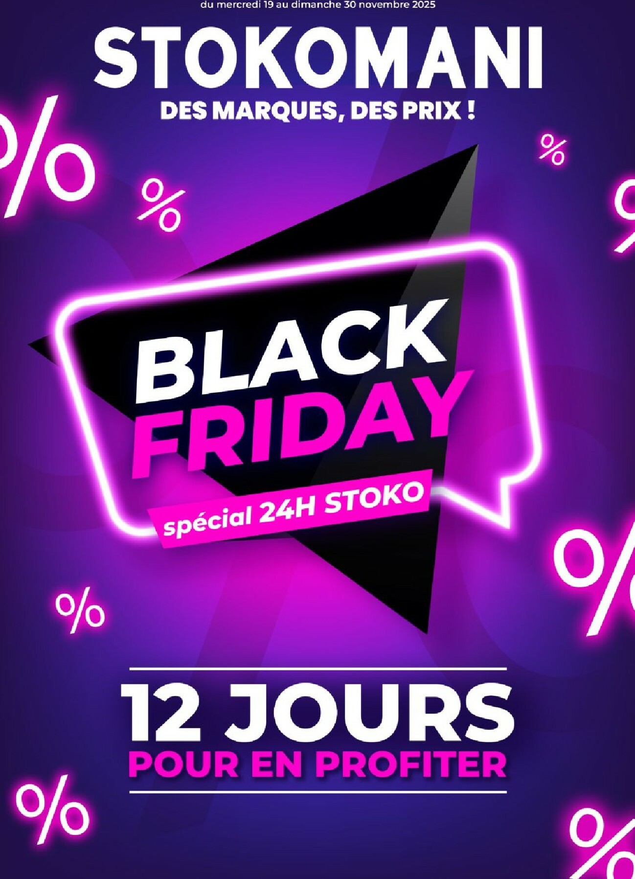 stokomani - Catalogue Stokomani - Black Friday valable du 19/11 au 30/11 - page: 1