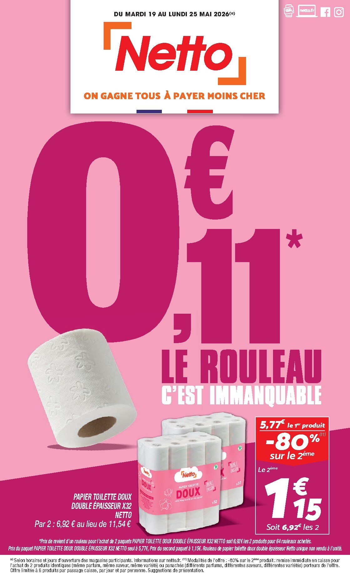 netto - Prospectus Netto valide du du mardi 19/05/2026 au du lundi 25/05/2026 - page: 1