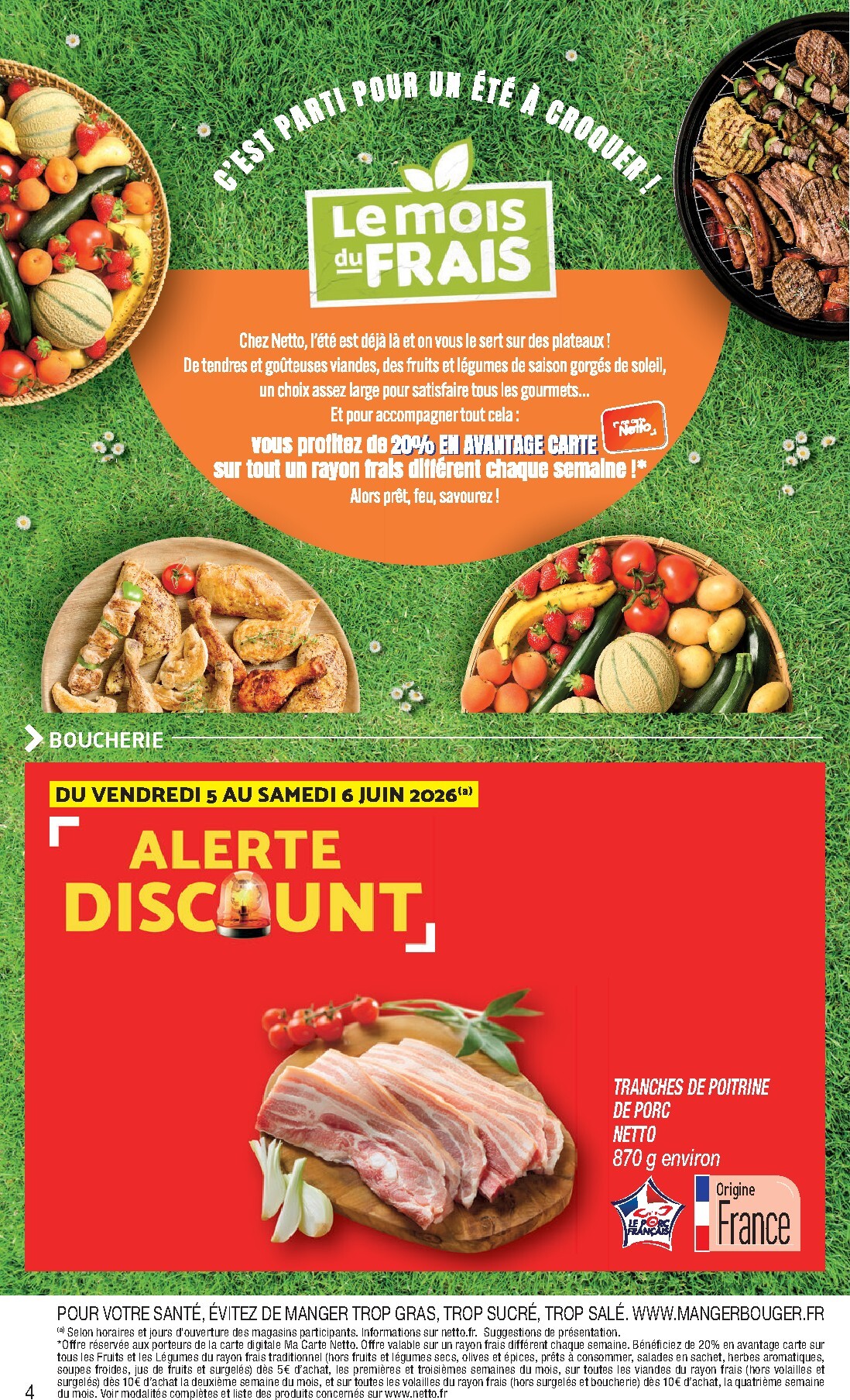 netto - Flyer Netto pour la semaine prochaine du du mardi 02/06/2026 au du lundi 08/06/2026 - page: 4