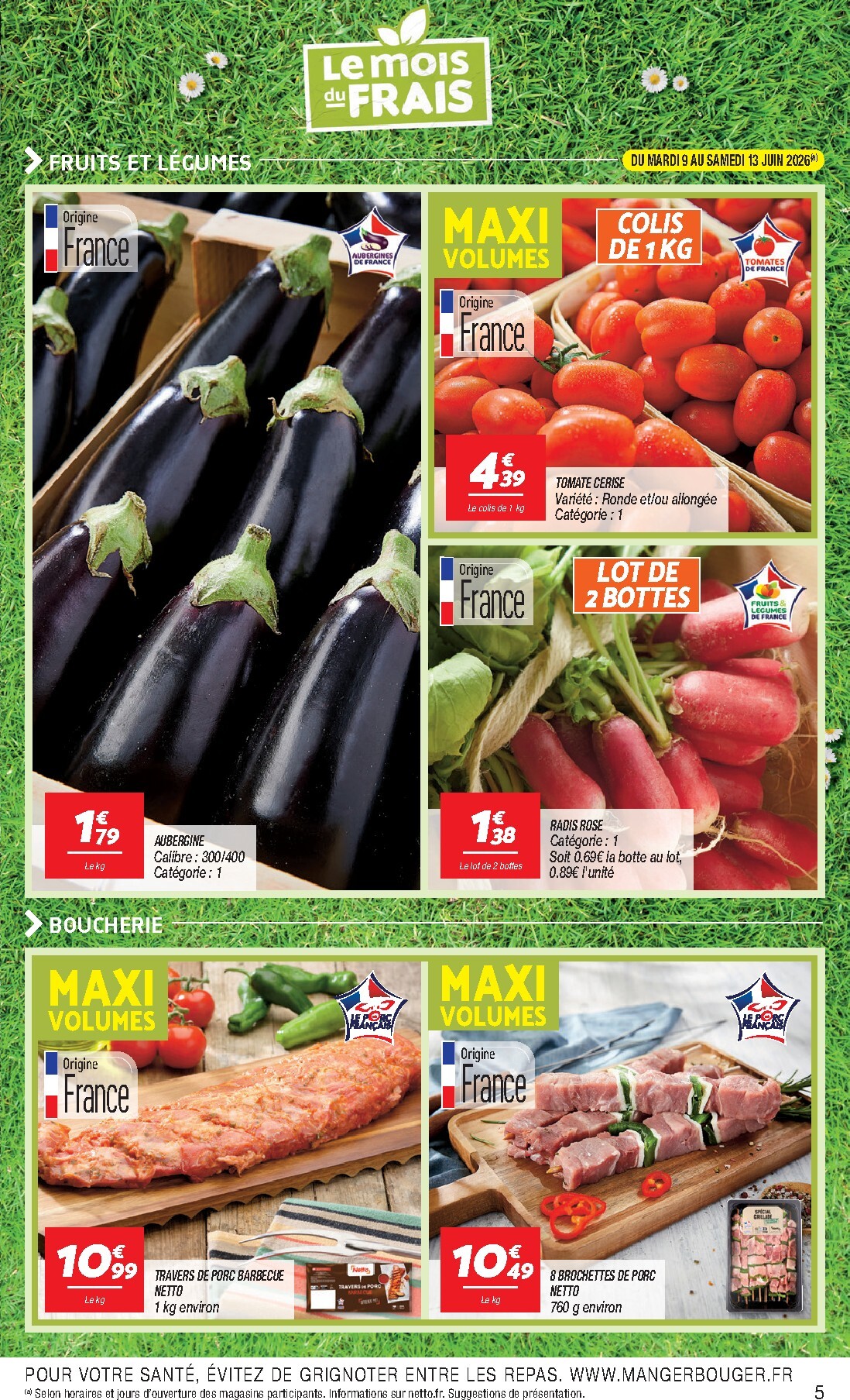 netto - Flyer Netto pour la semaine prochaine du du mardi 09/06/2026 au du lundi 15/06/2026 - page: 5