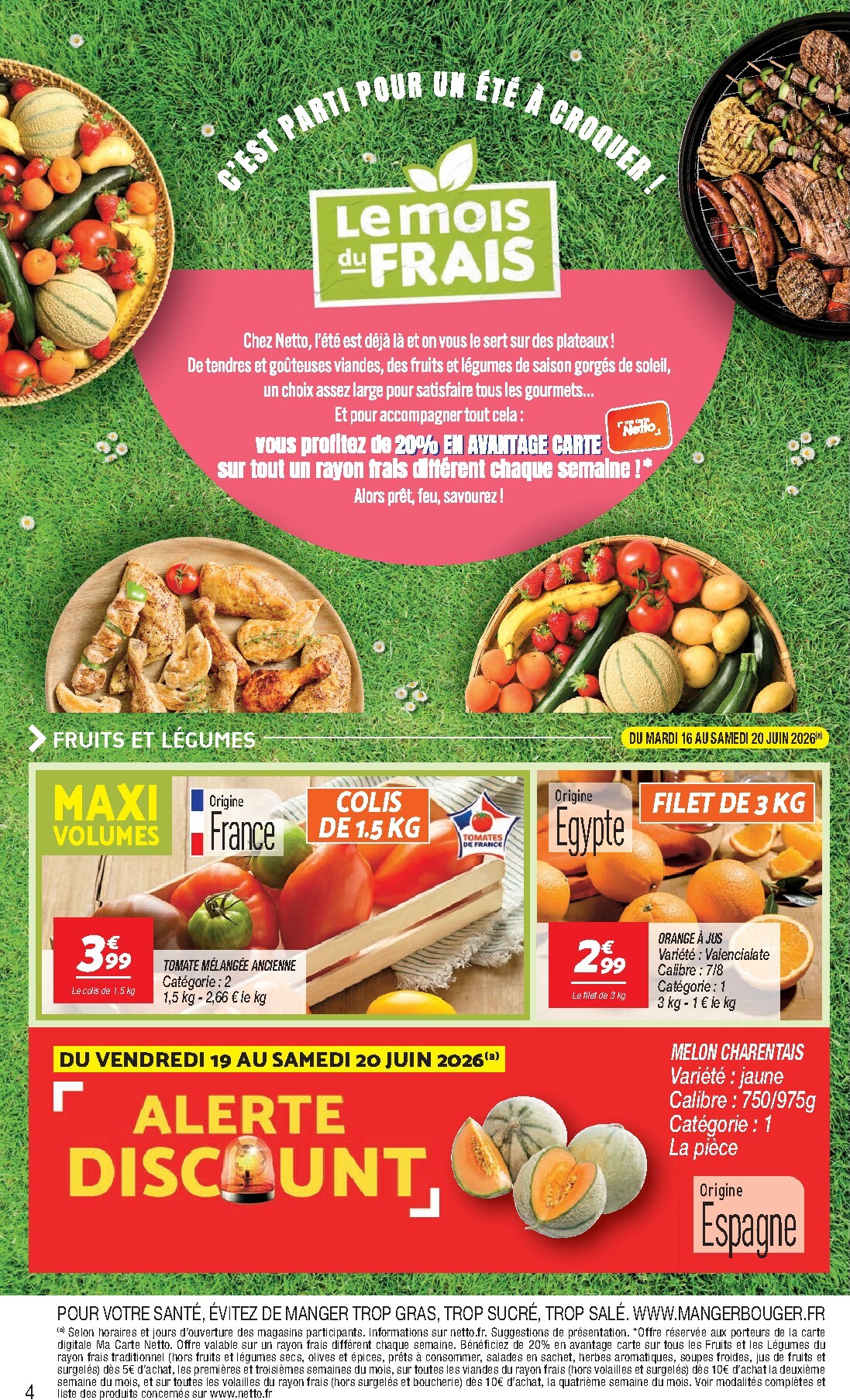 netto - Flyer Netto pour la semaine prochaine du du mardi 16/06/2026 au du lundi 22/06/2026 - page: 4