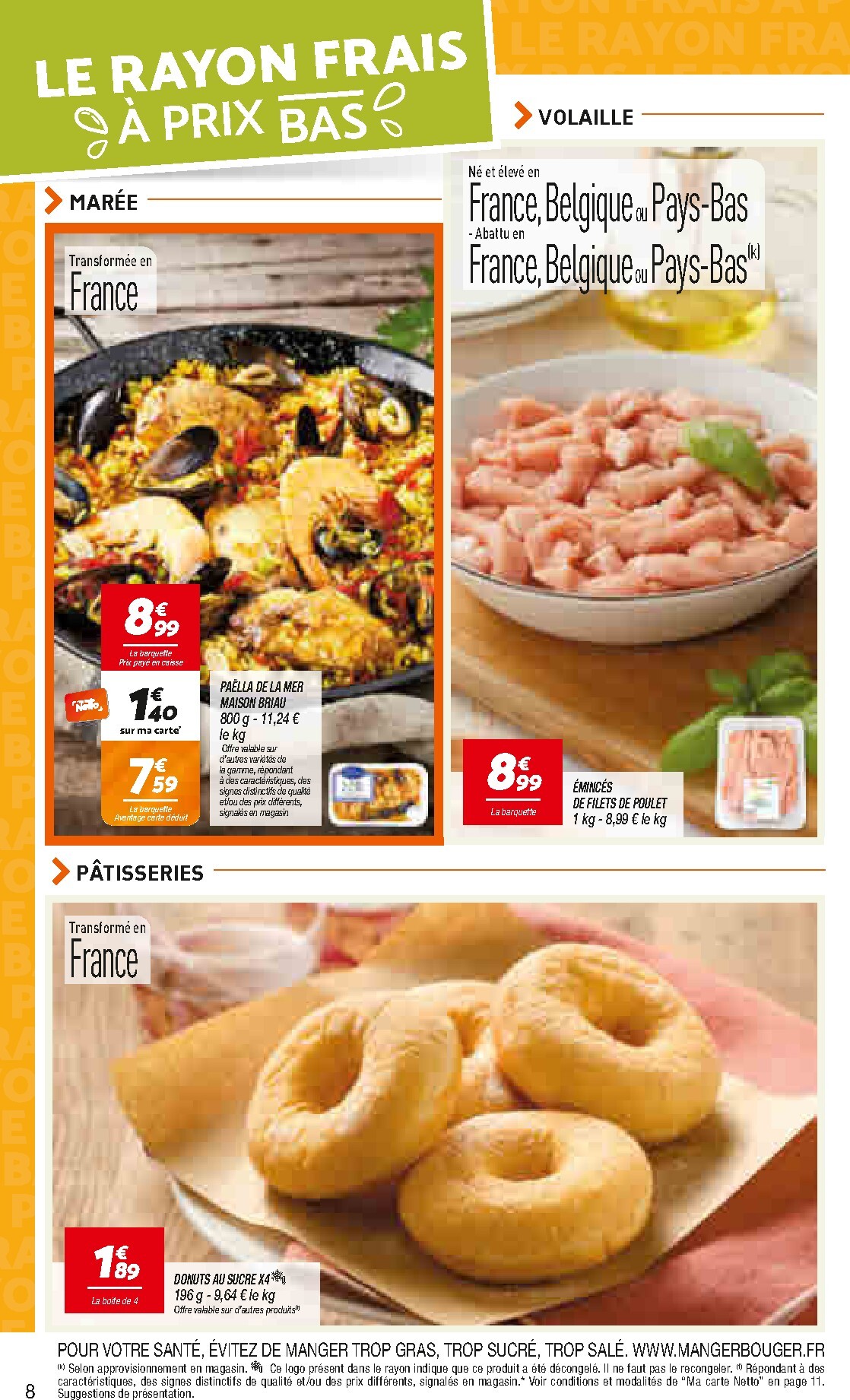 netto - Current Netto - Le Rayon Frais à Prix Bas leaflet valid from du mardi 11/08/2026 to du lundi 17/08/2026 - page: 8