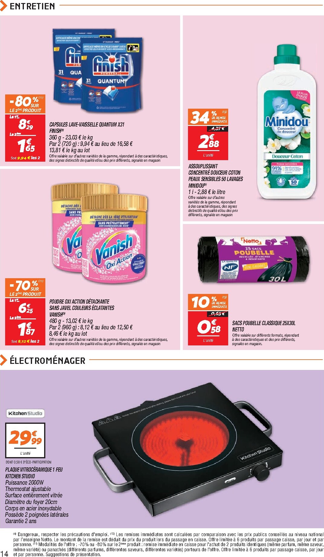 netto - Flyer Netto pour la semaine prochaine du du mardi 18/08/2026 au du lundi 24/08/2026 - page: 14