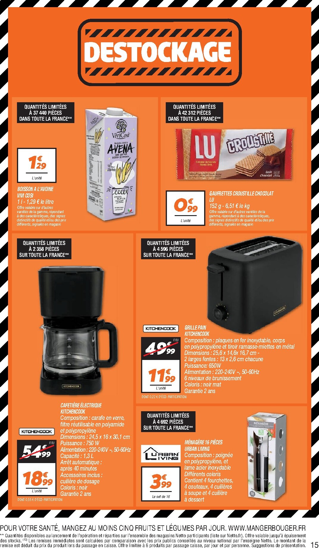 netto - Flyer Netto pour la semaine prochaine du du mardi 18/08/2026 au du lundi 24/08/2026 - page: 15