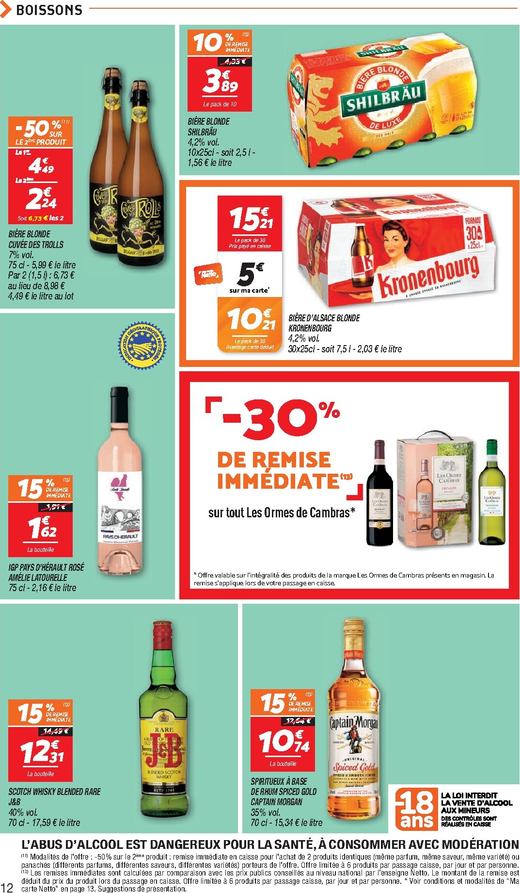 netto - Flyer Netto pour la semaine prochaine du du mardi 18/08/2026 au du lundi 24/08/2026 - page: 12