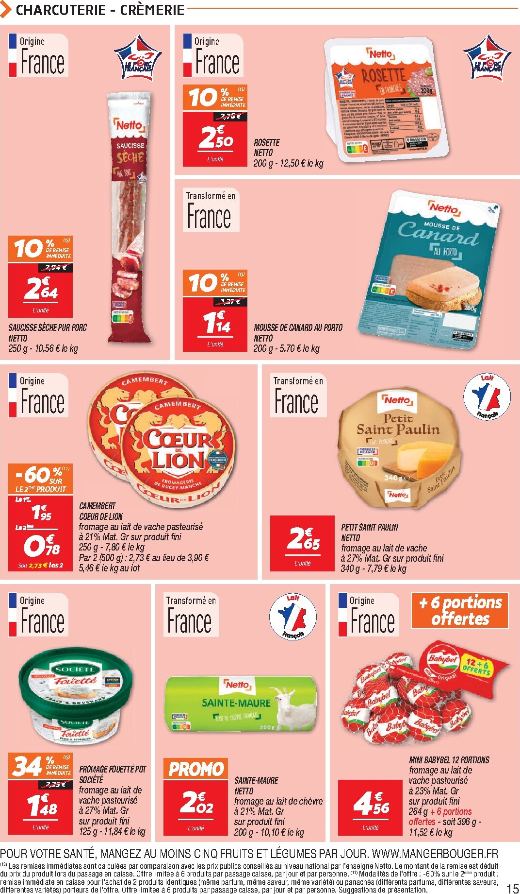 netto - Flyer Netto pour la semaine prochaine du du mardi 25/08/2026 au du lundi 31/08/2026 - page: 15