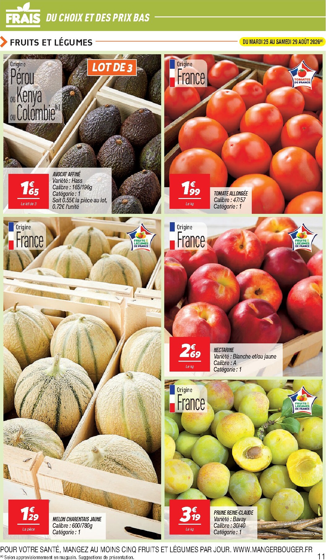 netto - Flyer Netto pour la semaine prochaine du du mardi 25/08/2026 au du lundi 31/08/2026 - page: 11
