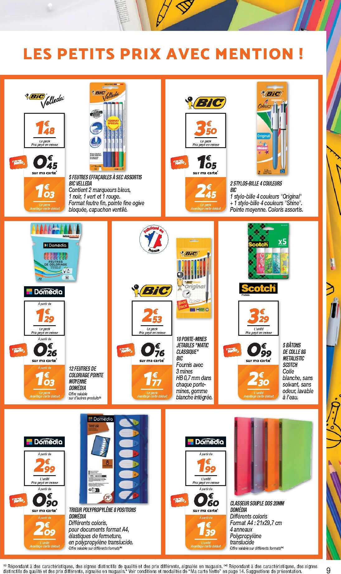 netto - Flyer Netto pour la semaine prochaine du du mardi 25/08/2026 au du lundi 31/08/2026 - page: 9