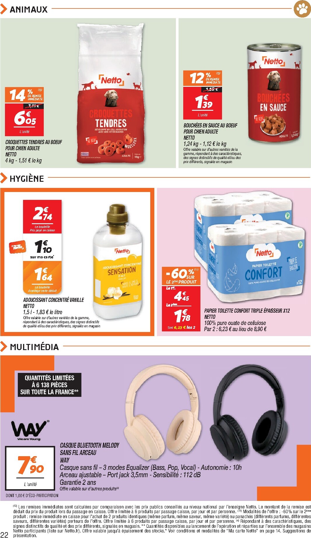 netto - Flyer Netto pour la semaine prochaine du du mardi 25/08/2026 au du lundi 31/08/2026 - page: 22