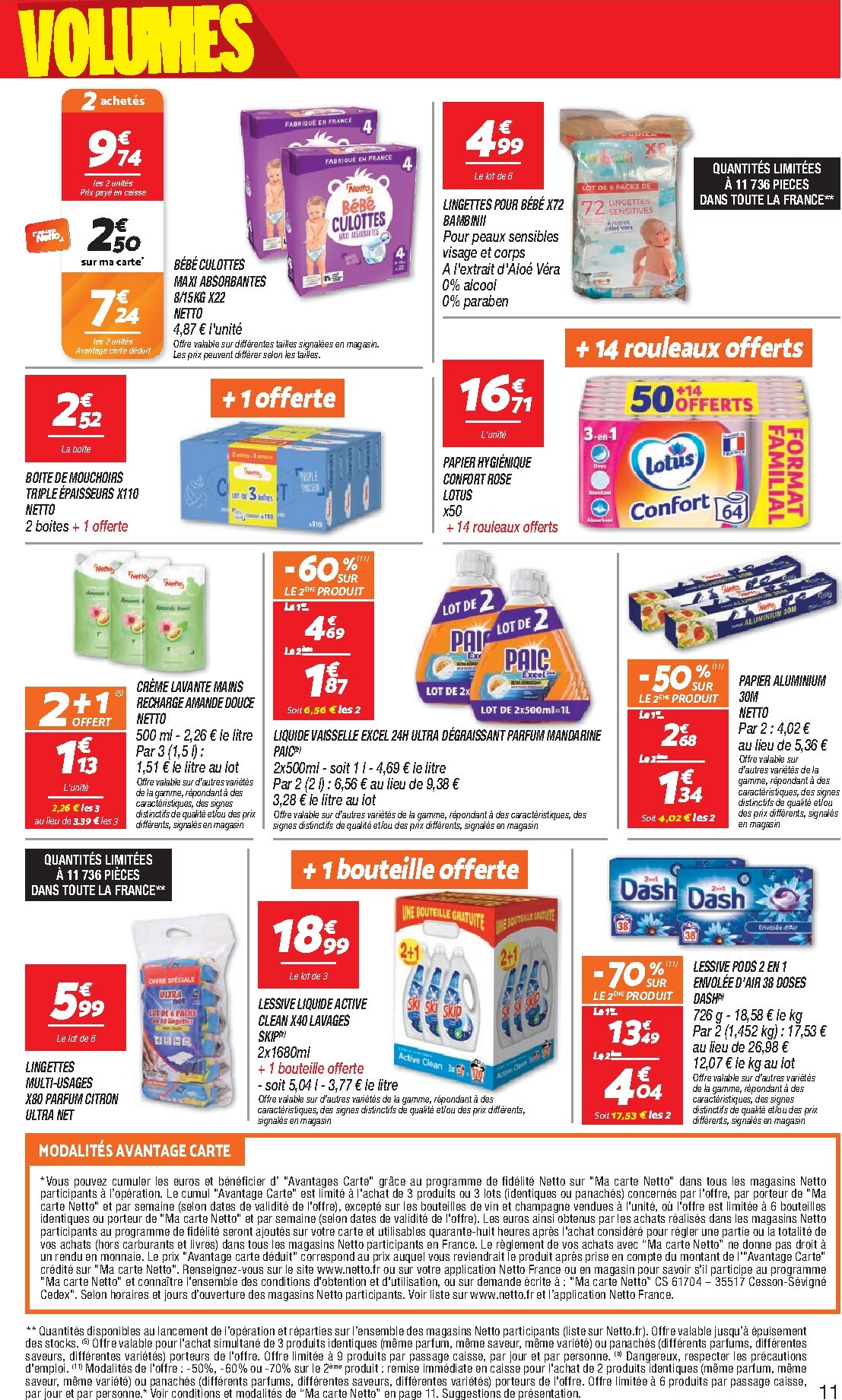 netto - Flyer Netto pour la semaine prochaine du du mardi 01/09/2026 au du lundi 14/09/2026 - page: 11