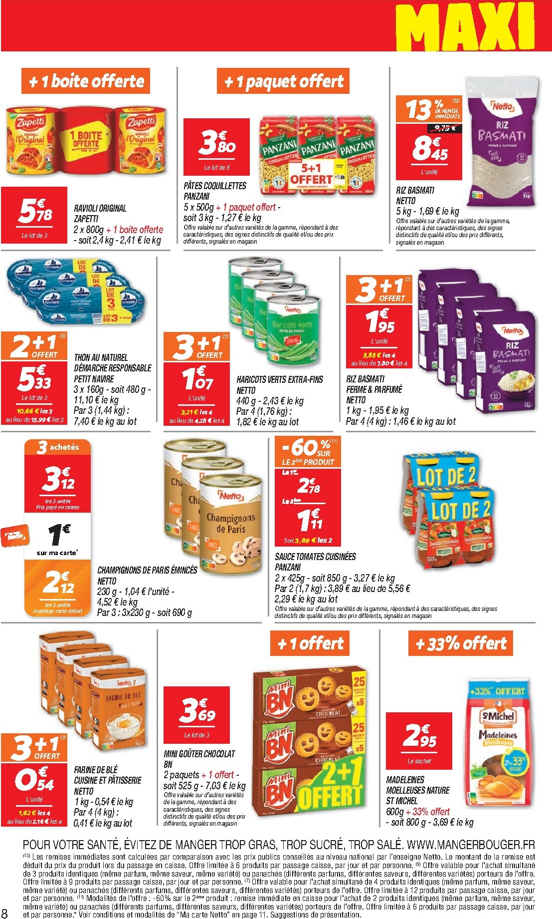 netto - Flyer Netto pour la semaine prochaine du du mardi 01/09/2026 au du lundi 14/09/2026 - page: 8