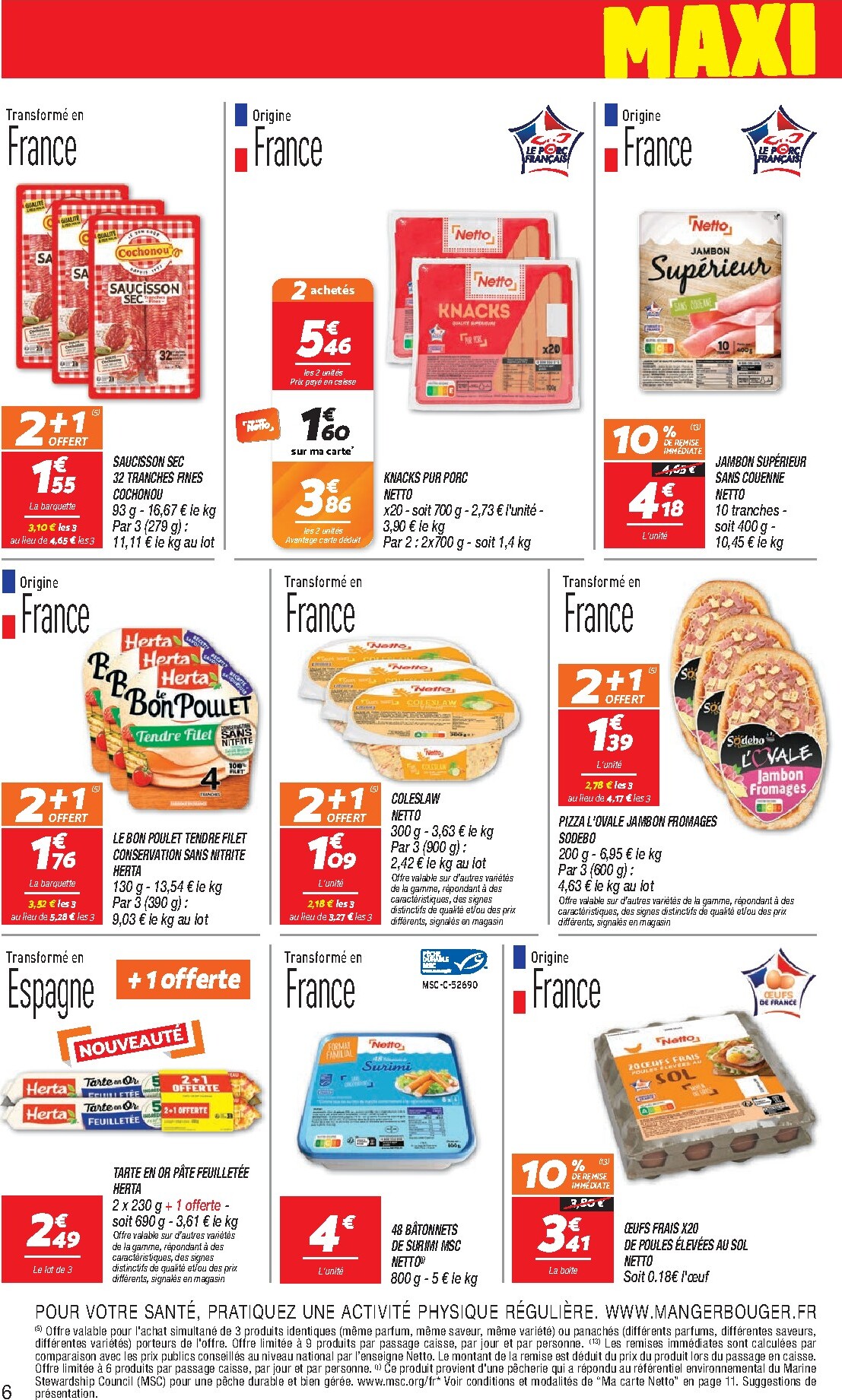 netto - Flyer Netto pour la semaine prochaine du du mardi 01/09/2026 au du lundi 14/09/2026 - page: 6
