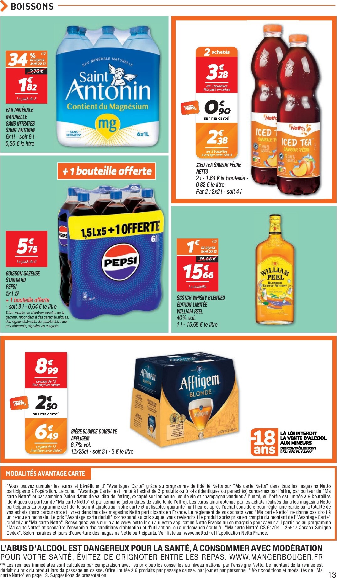 netto - Flyer Netto - Rendez-vous Prix Bas pour la semaine prochaine du du mardi 08/09/2026 au du lundi 14/09/2026 - page: 13