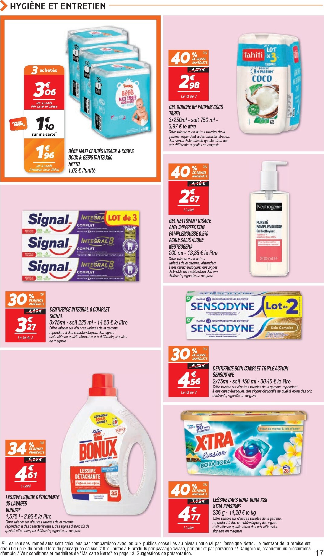 netto - Flyer Netto - Rendez-vous Prix Bas pour la semaine prochaine du du mardi 08/09/2026 au du lundi 14/09/2026 - page: 17