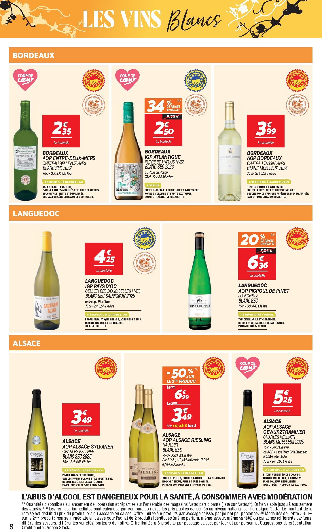 netto - Flyer Netto - Foire aux Vins pour la semaine prochaine du du mardi 08/09/2026 au du lundi 28/09/2026 - page: 8