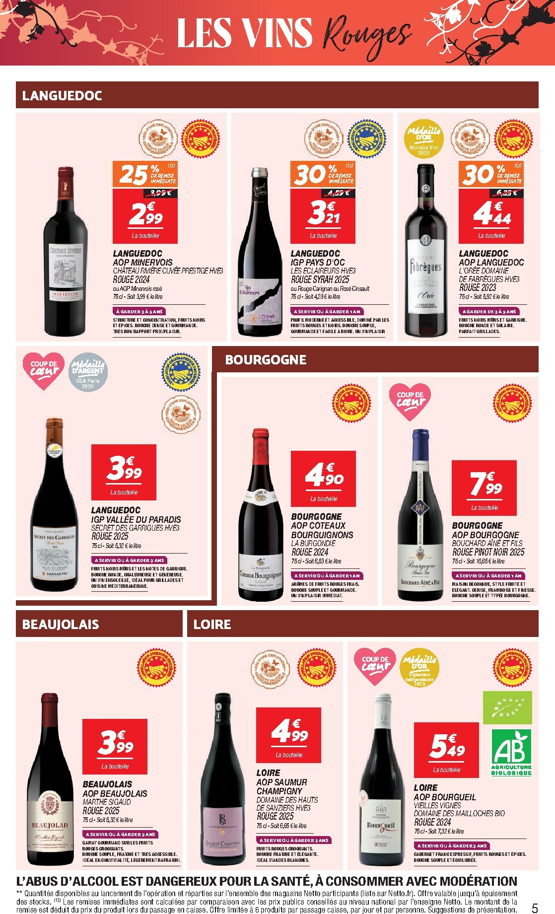 netto - Flyer Netto - Foire aux Vins pour la semaine prochaine du du mardi 08/09/2026 au du lundi 28/09/2026 - page: 5