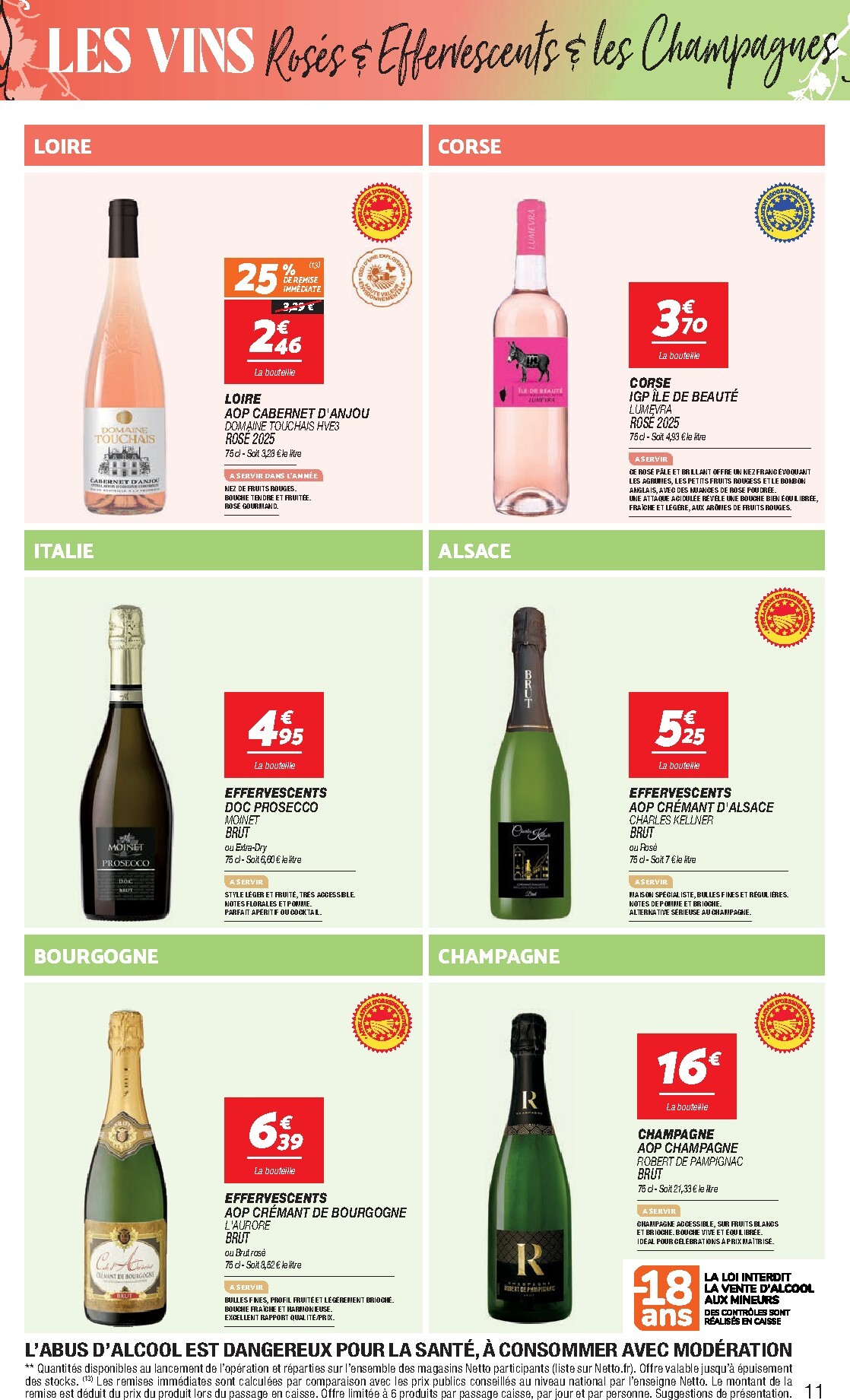 netto - Flyer Netto - Foire aux Vins pour la semaine prochaine du du mardi 08/09/2026 au du lundi 28/09/2026 - page: 11