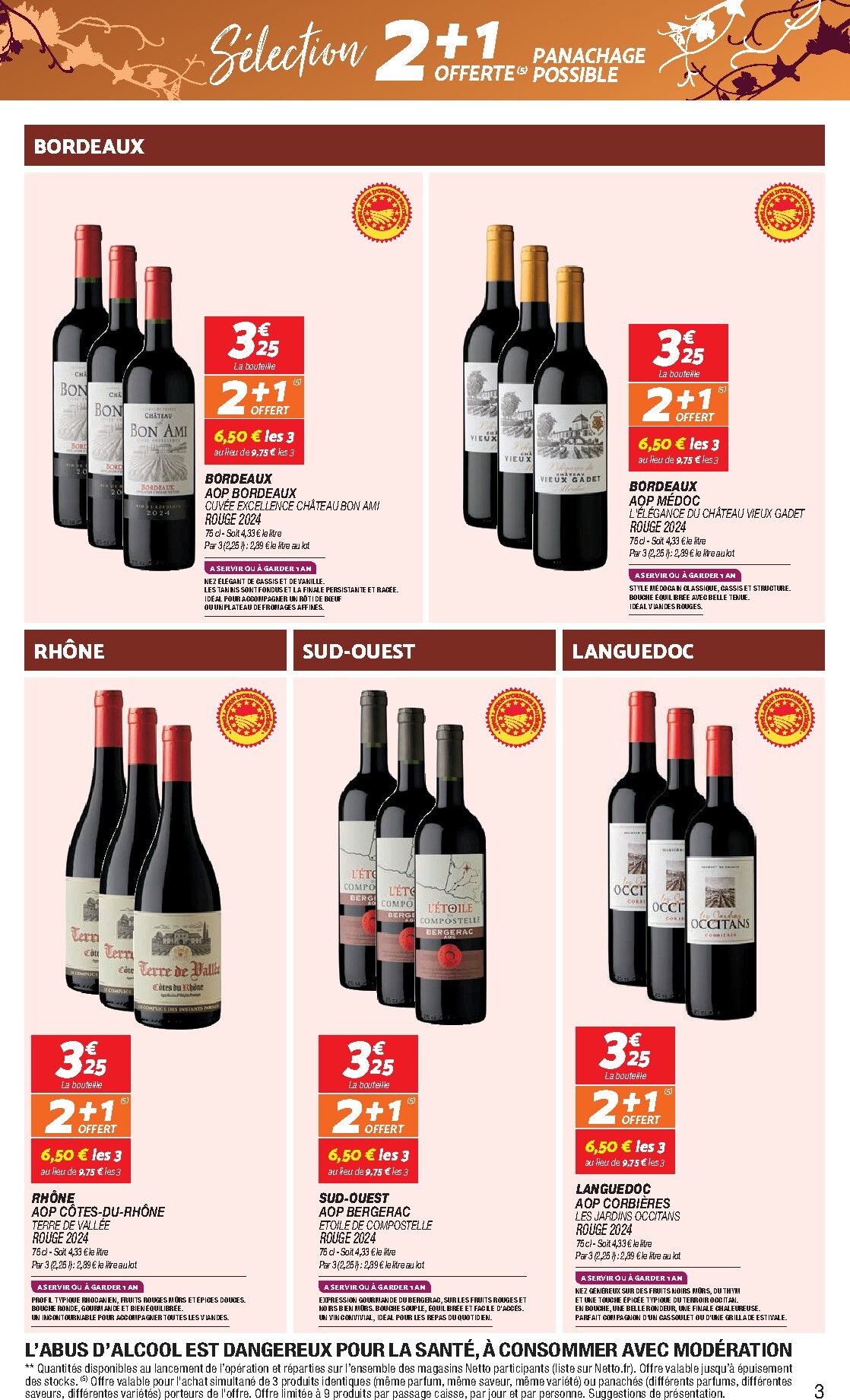 netto - Flyer Netto - Foire aux Vins pour la semaine prochaine du du mardi 08/09/2026 au du lundi 28/09/2026 - page: 3