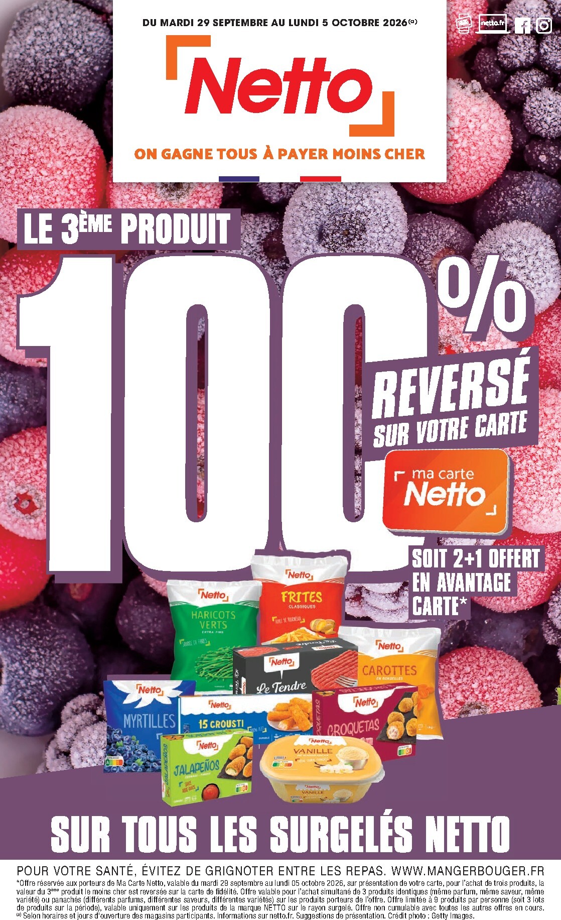 netto - Flyer Netto pour la semaine prochaine du du mardi 29/09/2026 au du lundi 05/10/2026 - page: 1