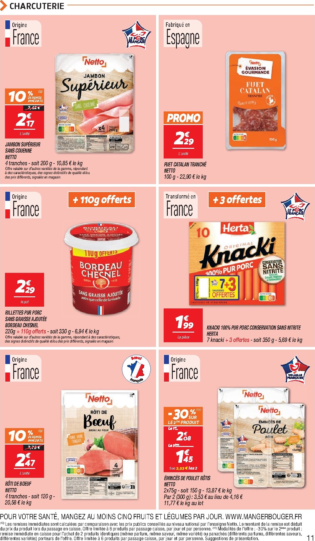 netto - Flyer Netto pour la semaine prochaine du du mardi 29/09/2026 au du lundi 05/10/2026 - page: 11
