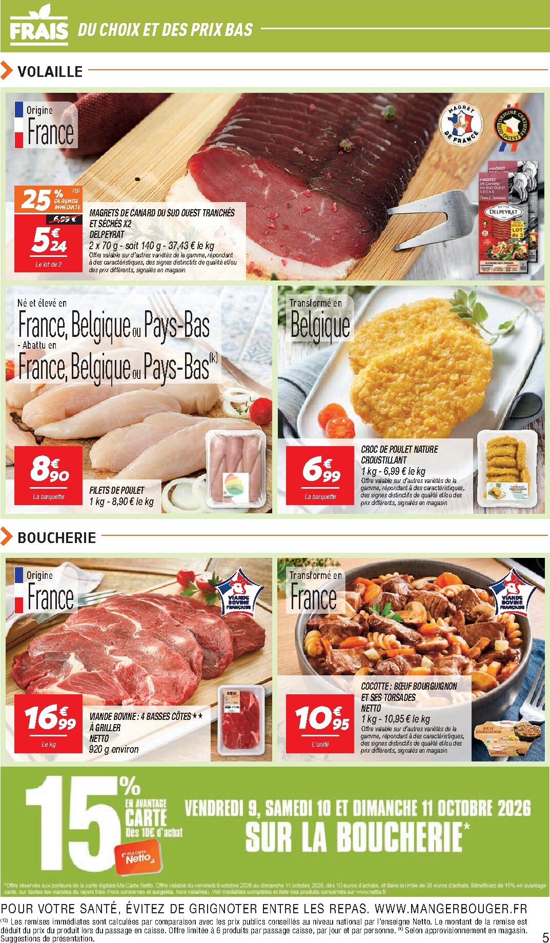 netto - Flyer Netto pour la semaine prochaine du du mardi 06/10/2026 au du lundi 12/10/2026 - page: 5