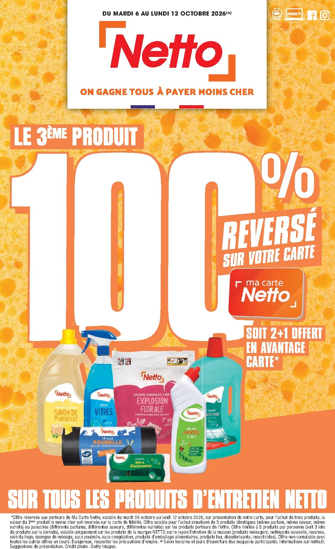 netto - Flyer Netto pour la semaine prochaine du du mardi 06/10/2026 au du lundi 12/10/2026