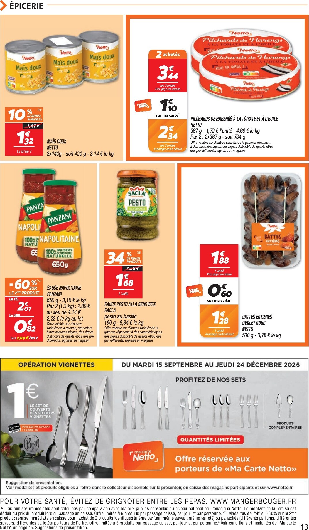 netto - Flyer Netto pour la semaine prochaine du du mardi 06/10/2026 au du lundi 12/10/2026 - page: 13