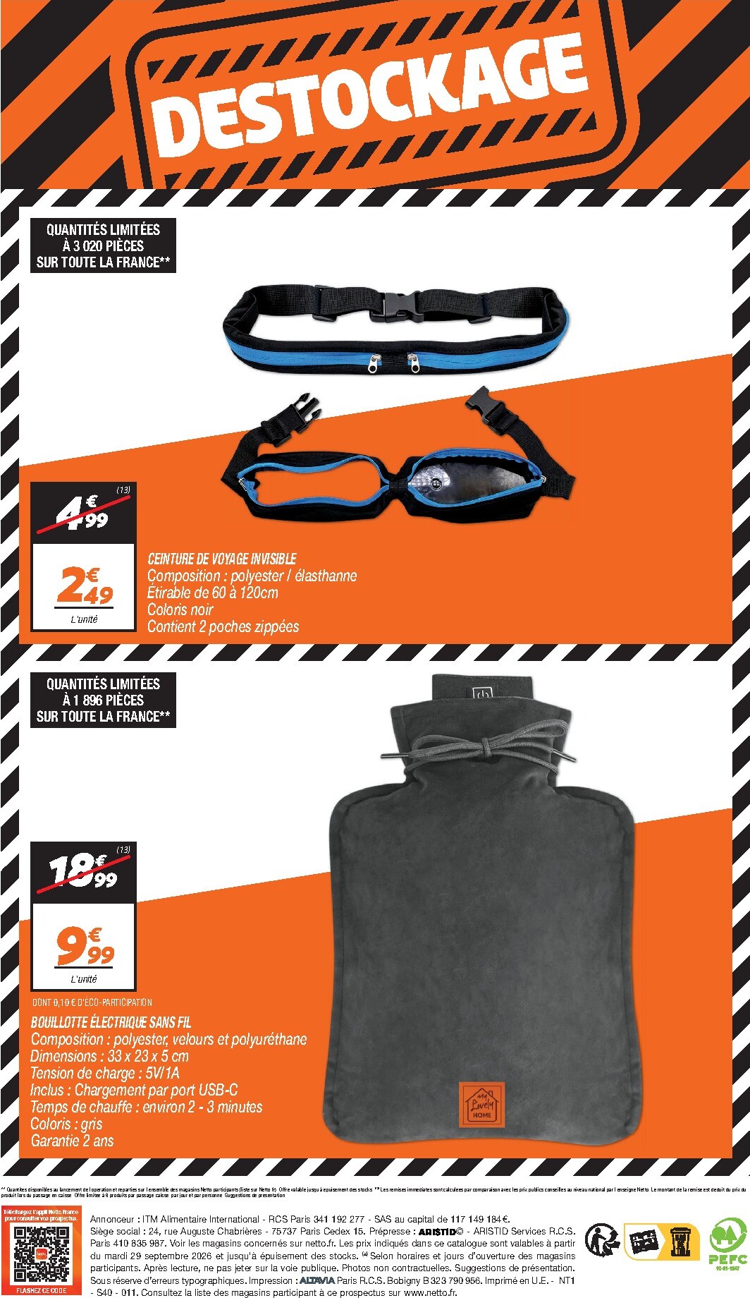 netto - Current Netto - Destockage Octobre leaflet valid from du mardi 29/09/2026 to du samedi 31/10/2026 - page: 4