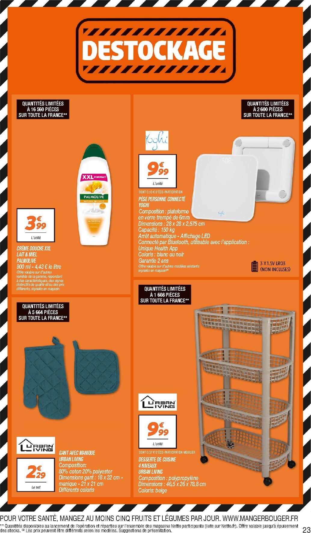 netto - Flyer Netto pour la semaine prochaine du du mardi 13/10/2026 au du lundi 19/10/2026 - page: 23