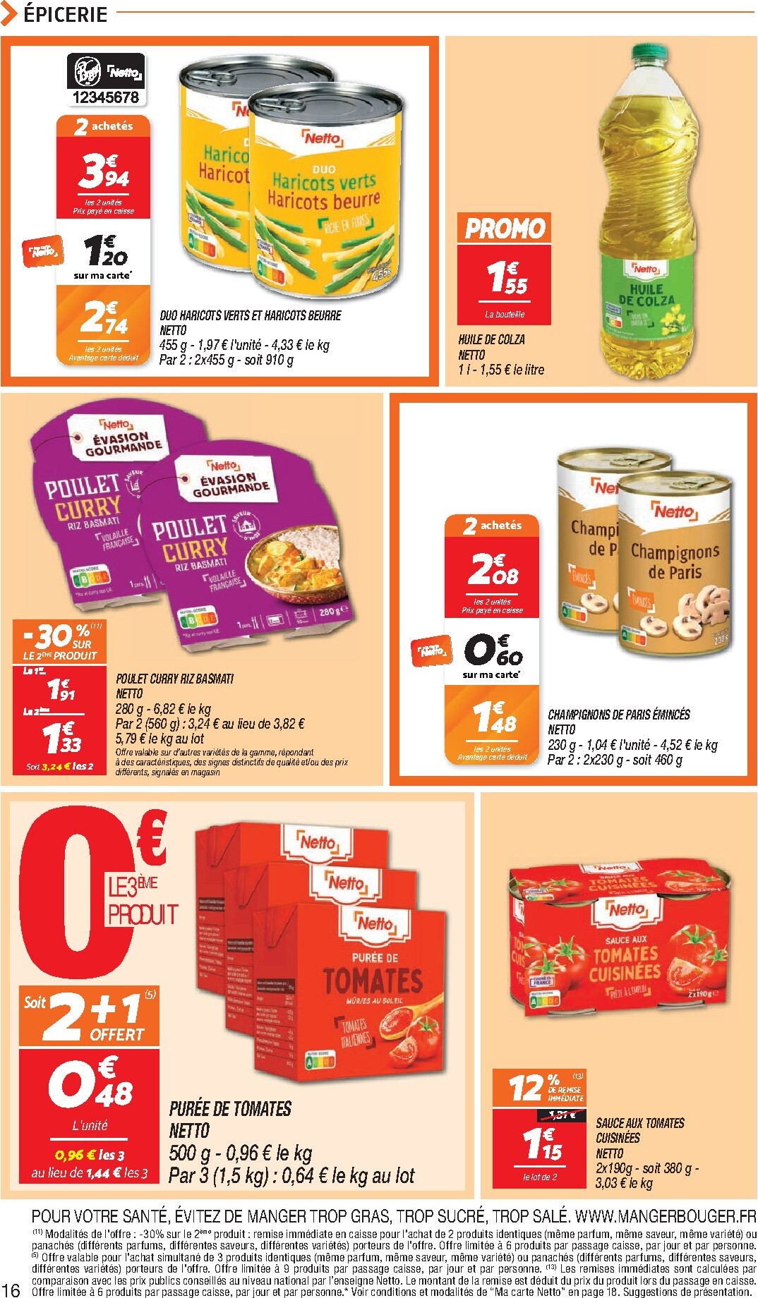 netto - Flyer Netto pour la semaine prochaine du du mardi 20/10/2026 au du lundi 26/10/2026 - page: 16