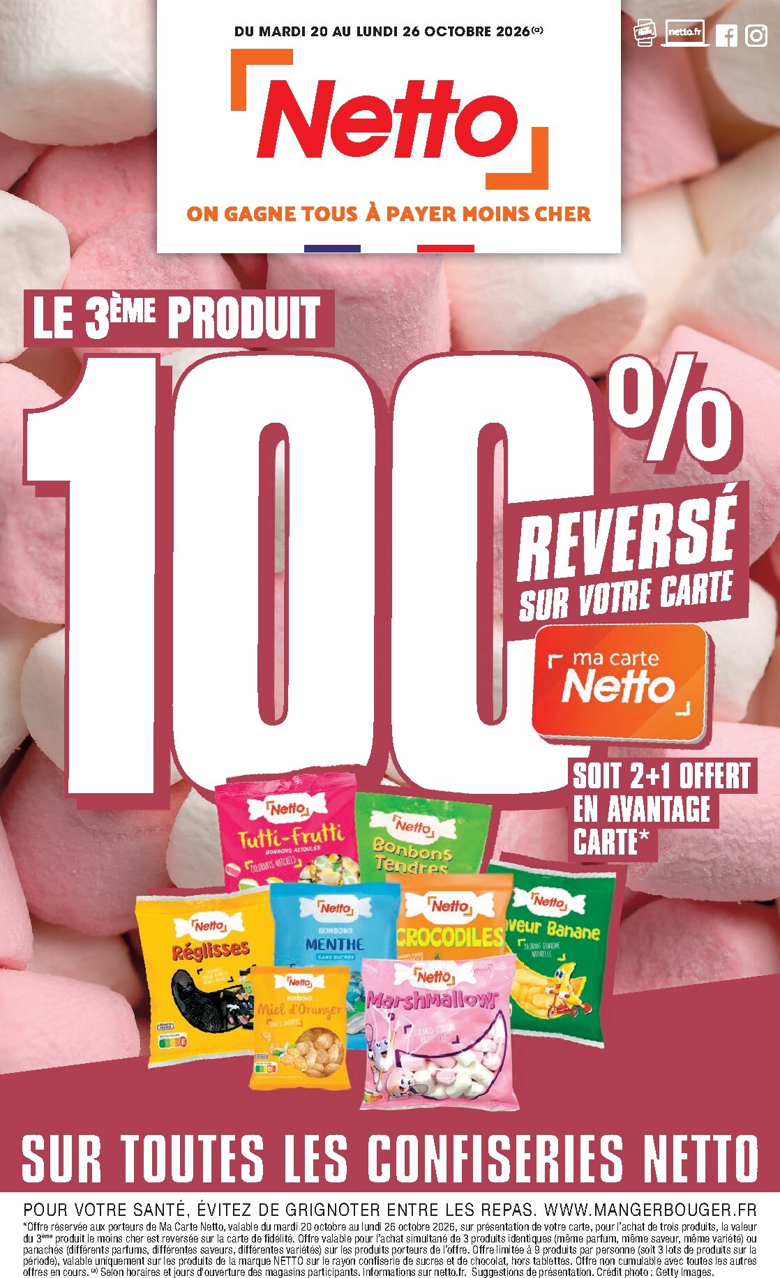 netto - Flyer Netto pour la semaine prochaine du du mardi 20/10/2026 au du lundi 26/10/2026 - page: 1
