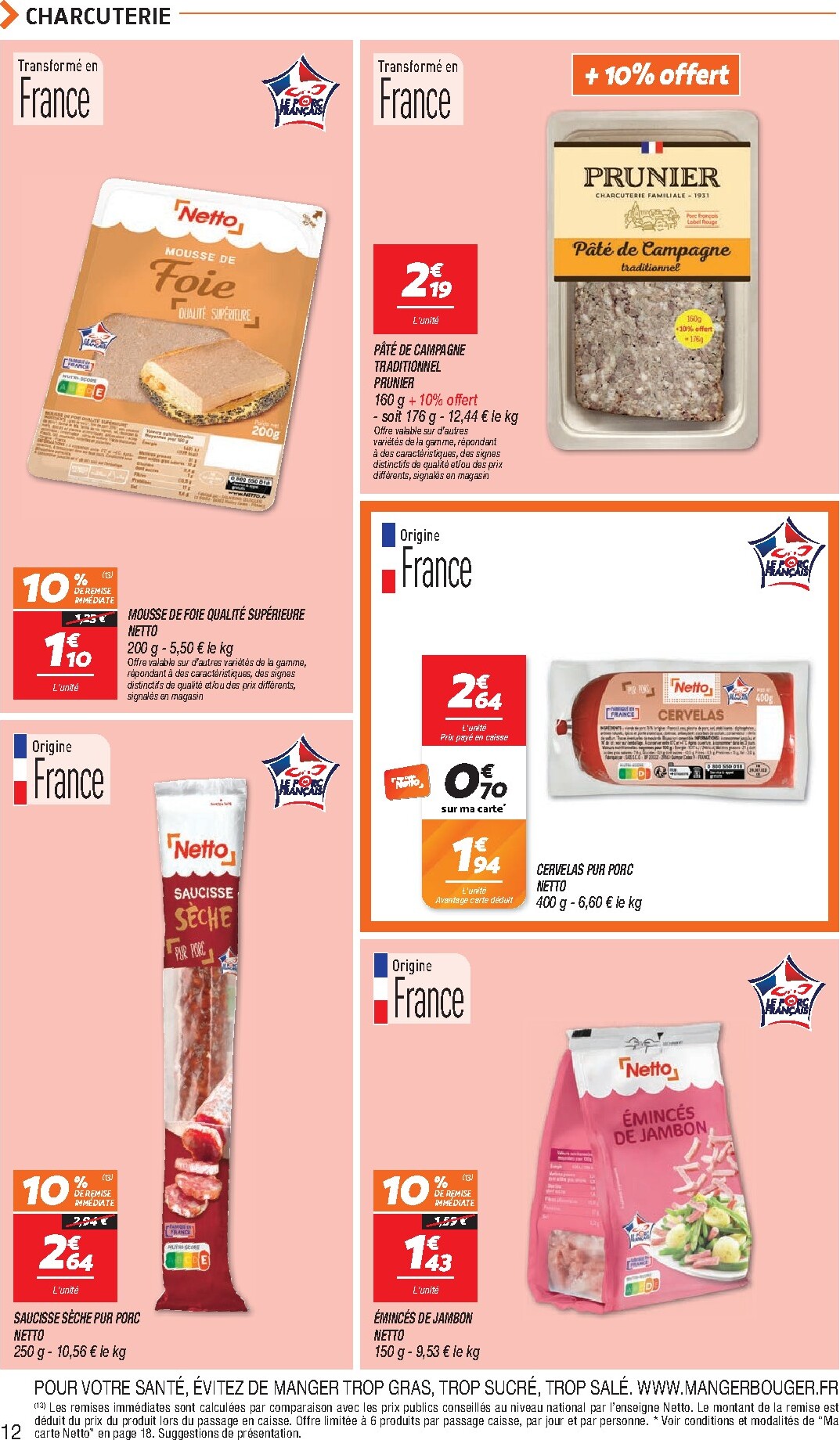 netto - Flyer Netto pour la semaine prochaine du du mardi 20/10/2026 au du lundi 26/10/2026 - page: 12