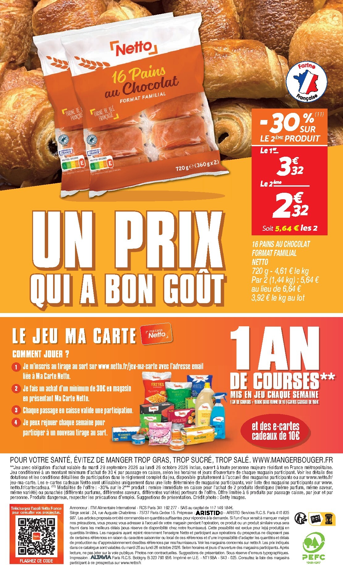 netto - Flyer Netto pour la semaine prochaine du du mardi 20/10/2026 au du lundi 26/10/2026 - page: 24