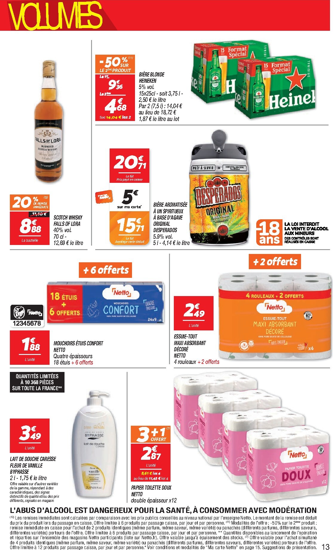 netto - Flyer Netto - Maxi Volumes pour la semaine prochaine du du mardi 27/10/2026 au du lundi 09/11/2026 - page: 13